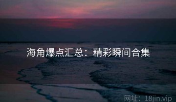 海角爆点汇总：精彩瞬间合集