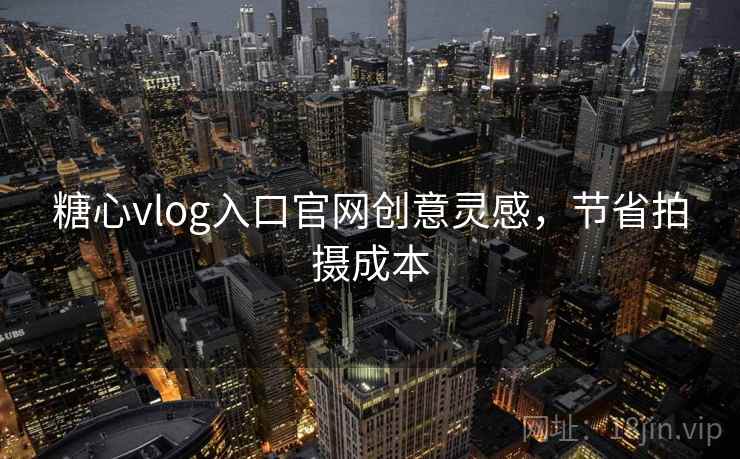 糖心vlog入口官网创意灵感，节省拍摄成本