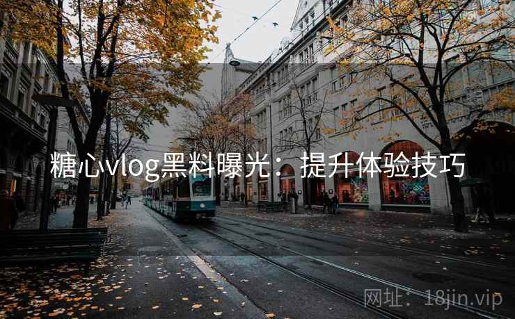 糖心vlog黑料曝光：提升体验技巧